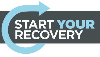 Start Your Recovery logo with circular blue arrow