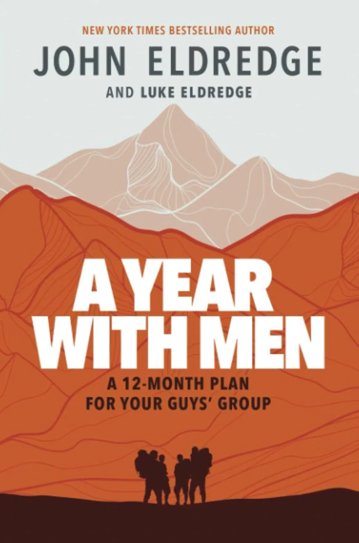 A Year With Men book cover, mountain hikers