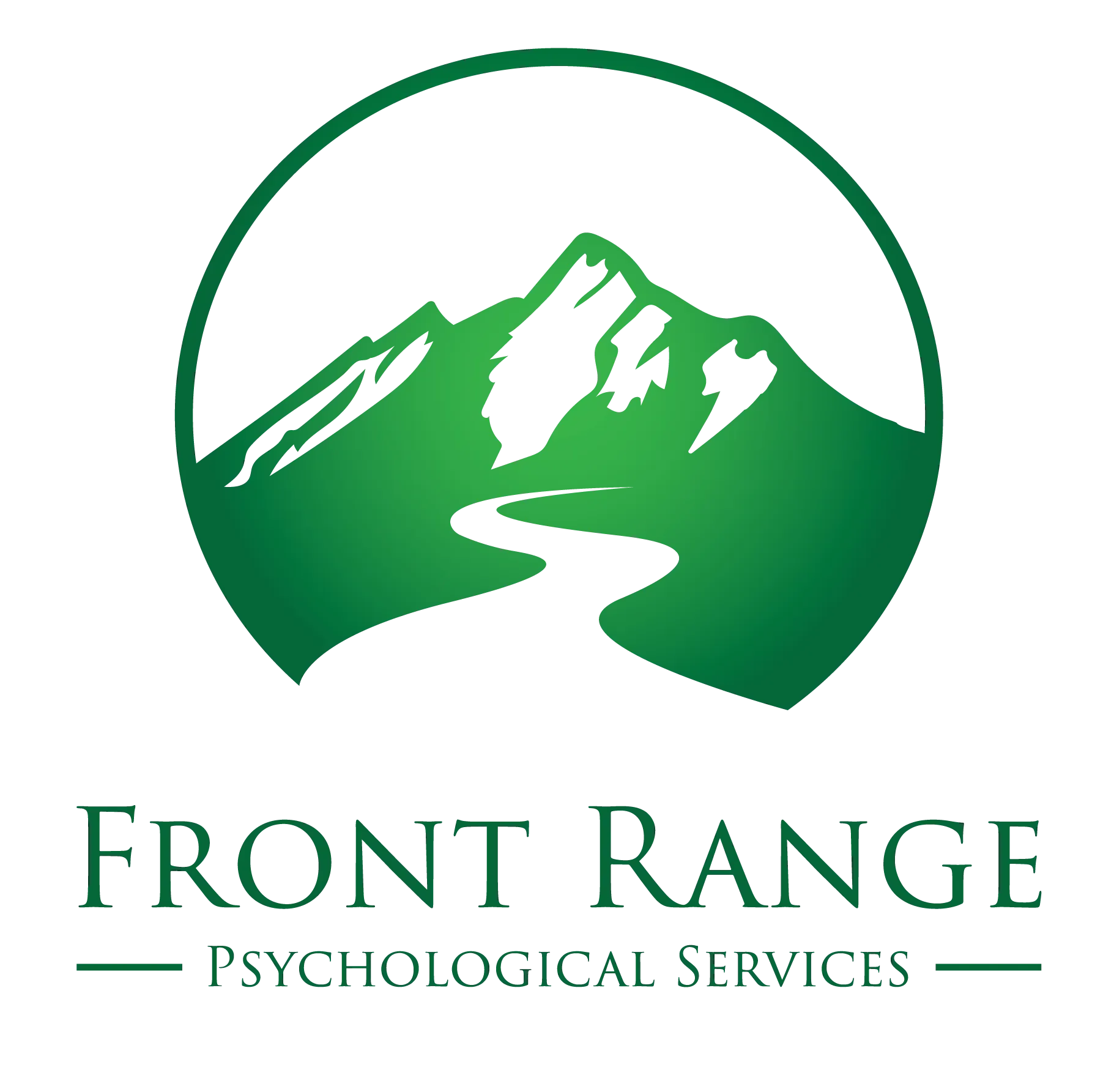 Front Range Psychological Services green mountain logo