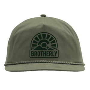 Olive green cap with BROTHERLY logo