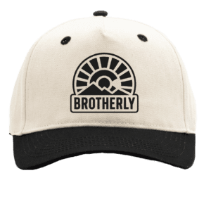 Cream baseball cap with Brotherly logo