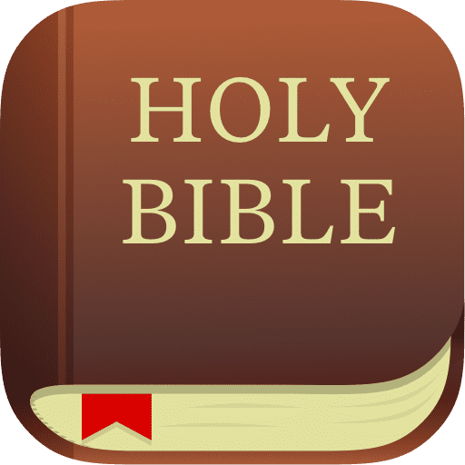 Brown Holy Bible with red bookmark